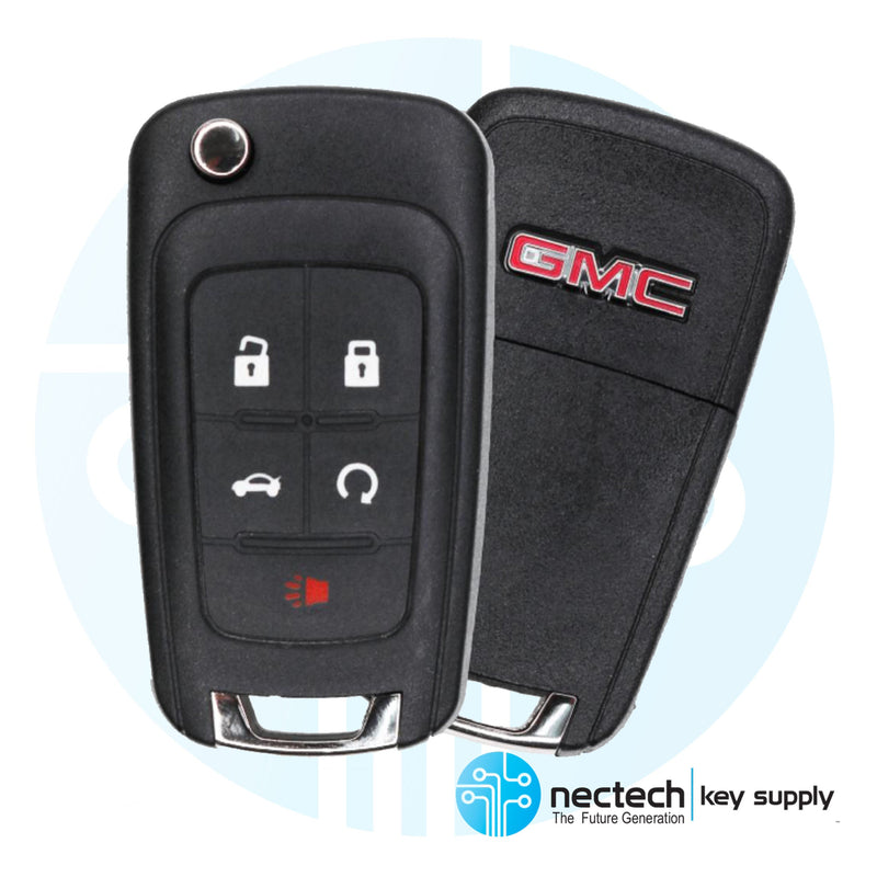 2010 - 2019 NEW GMC Terrain Remote Flip Key 5 Buttons FCC: OHT01060512