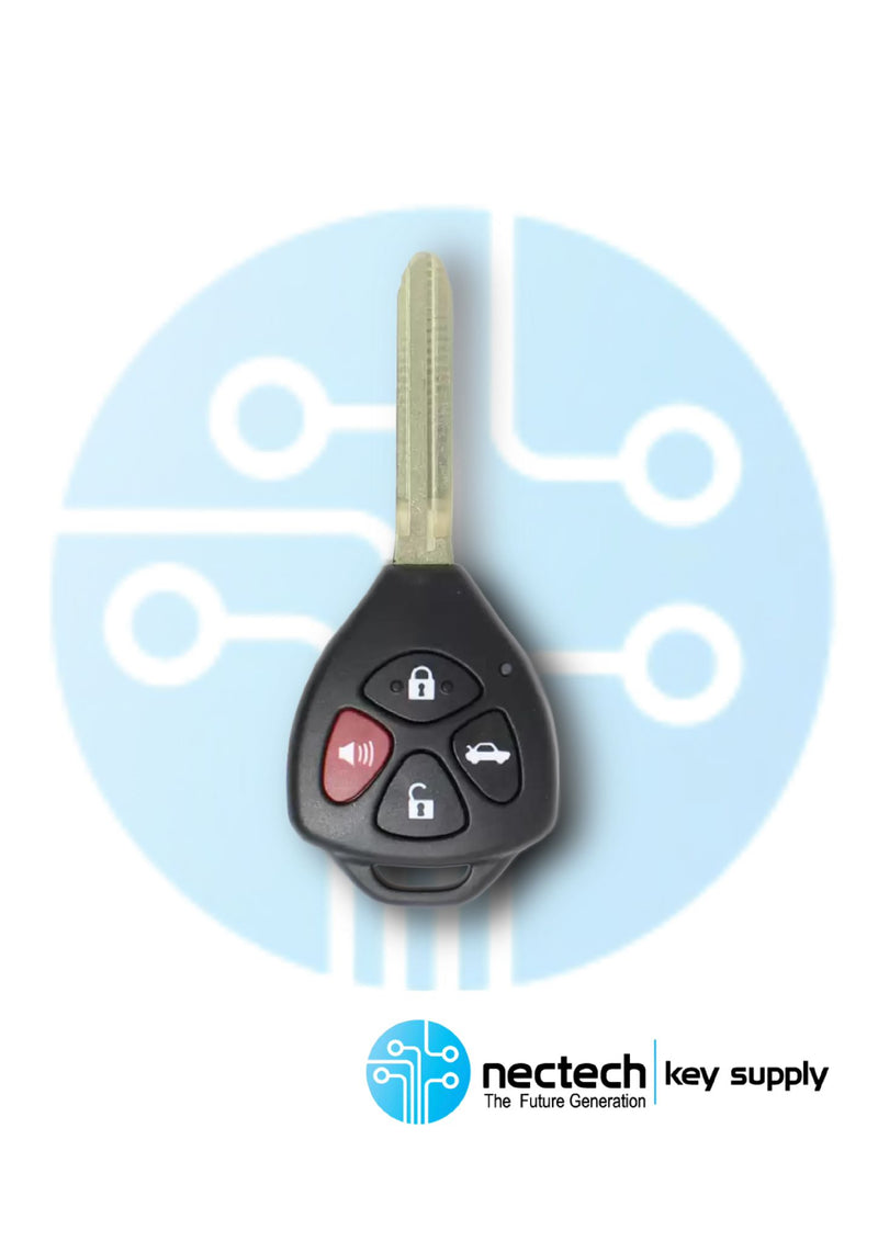 Xhorse Wire Flip Remote Key Toyota Style Triangle 4 Buttons XKTO02EN