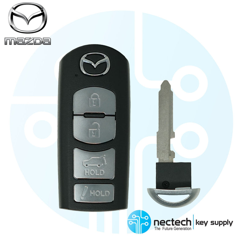 2010 - 2015 Mazda CX-7 CX-9 Smart Proximity Key 4B FCC: WAZX1T768SKE11A04
