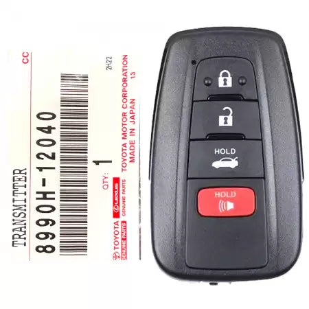 2019-2022 Toyota Corolla Hybrid Smart key 4-b  PN: 8990H-12040 FCC:HYQ14FBN