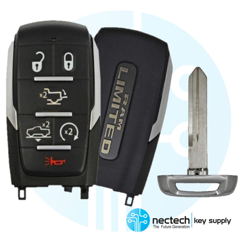 2019 - 2021 NEW Ram 1500 Pickup Smart Key FCC: OHT-4882056 / PN: 68442917AB