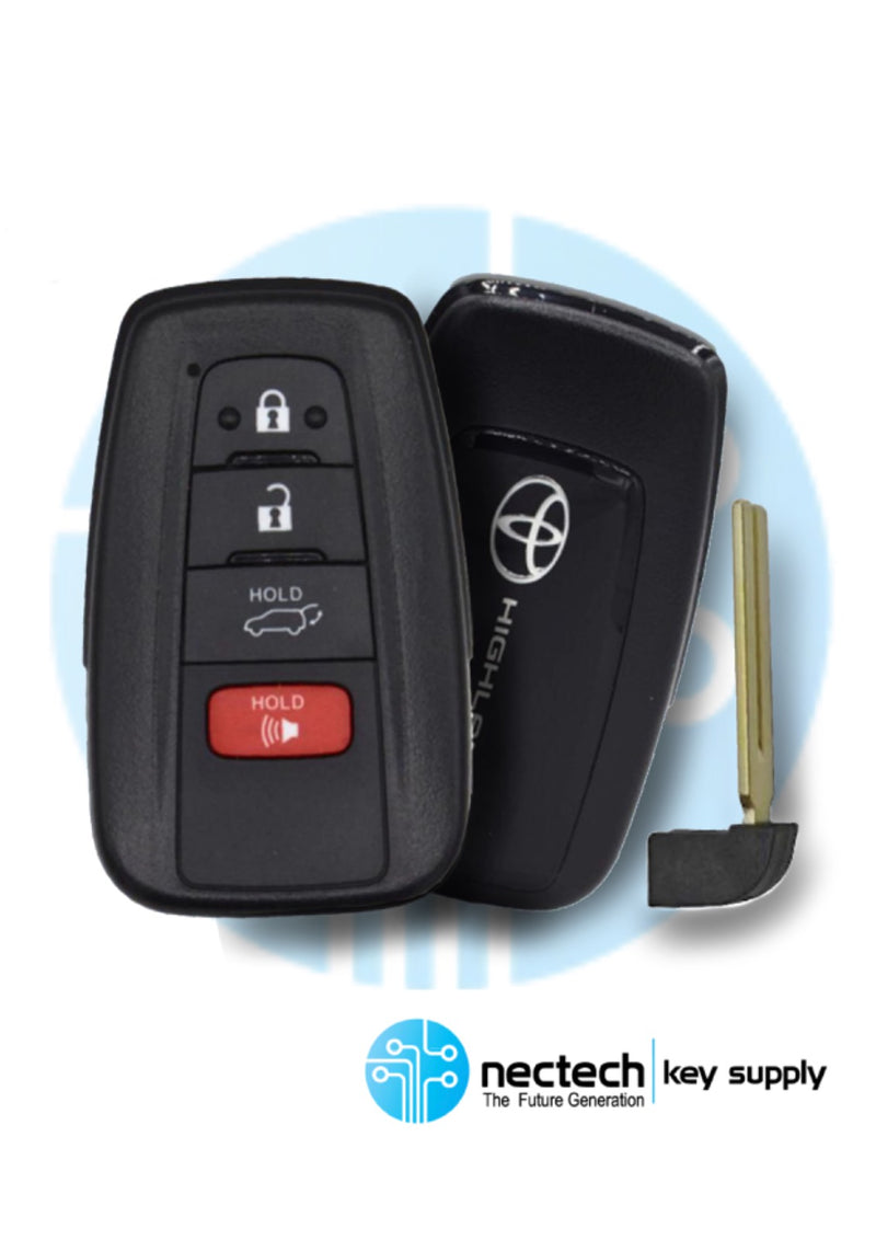 2020 - 2022 Toyota Highlander LE, XLE Smart Proximity Key FCC: HYQ14FBC