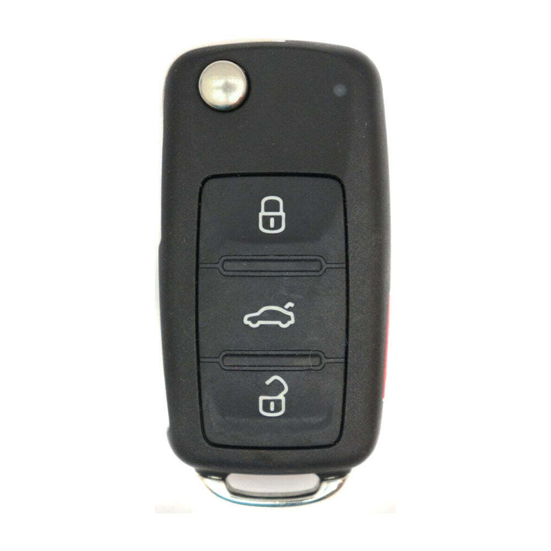 2012-2018 Volkswagen 4-Button Remote Flip Key PN:5KO837202BJ FCC:NBGFS93N 315Mhz