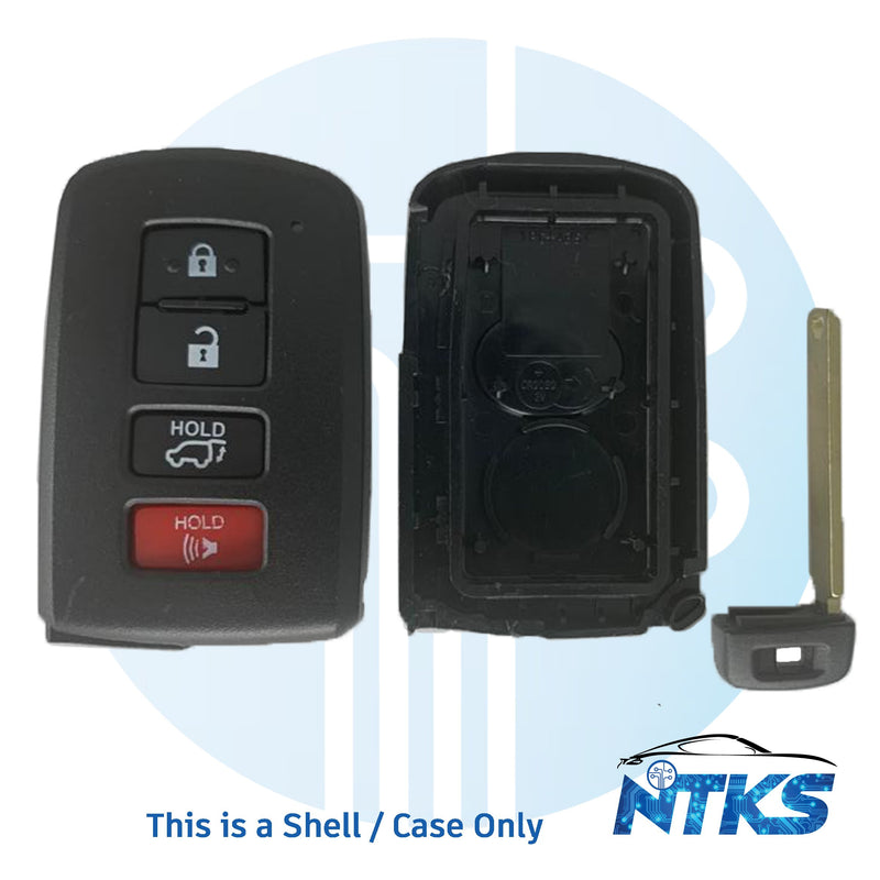 2013 - 2019 SHELL for Toyota  Smart Key for HYQ14FBA / 4-Buttons With Hatch