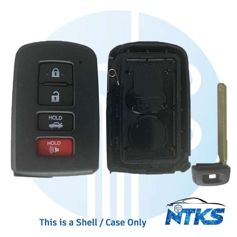 2012-2019 SHELL for Toyota  Smart Key for HYQ14FBA / 4-Buttons