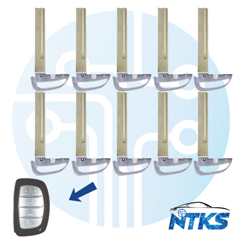 2015 - 2017 Inserto de hoja de llave de emergencia HY18 para Hyundai Elantra GT