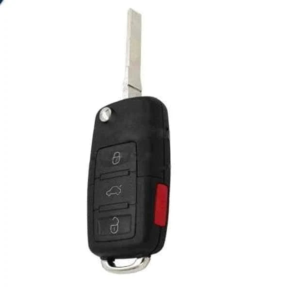 2012-2018 Volkswagen 4-Button Remote Flip Key PN:5KO837202BJ FCC:NBGFS93N 315Mhz