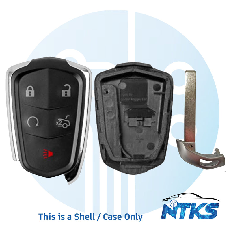 2015 - 2019 SHELL for Cadillac Smart Key 5-Buttons Car