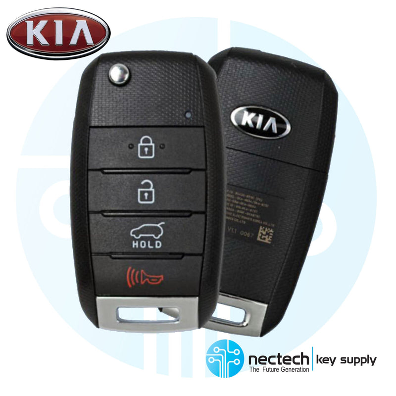 2019 Kia Soul Remote Flip Key FCC ID: OSLOKA-875T (PSD1)