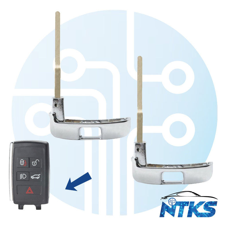 2018 - 2020 Land Rover Jaguar Hoja de llave de emergencia HU101