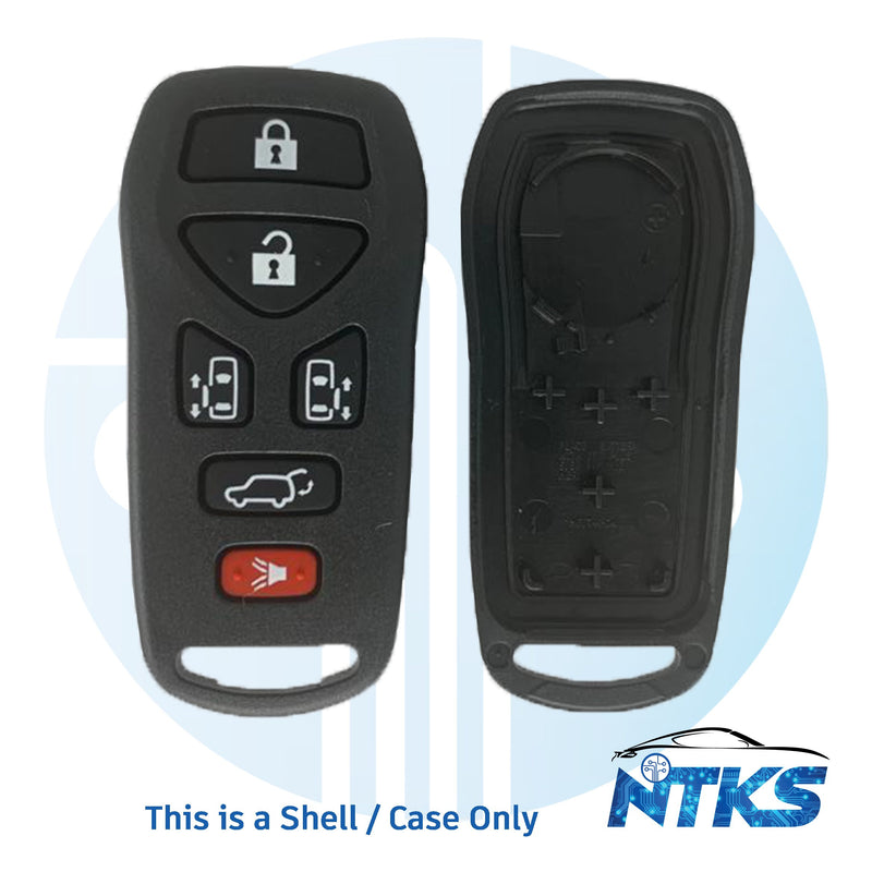 2004 - 2010 SHELL for Nissan Remote Control Keyless/ Case for Quest