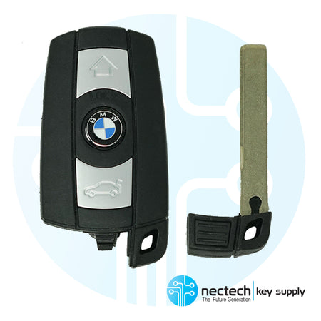 2004 - 2013 BMW CAS Smart Key Slug SLOT FCC: KR55WK49127 Without Comfort Access