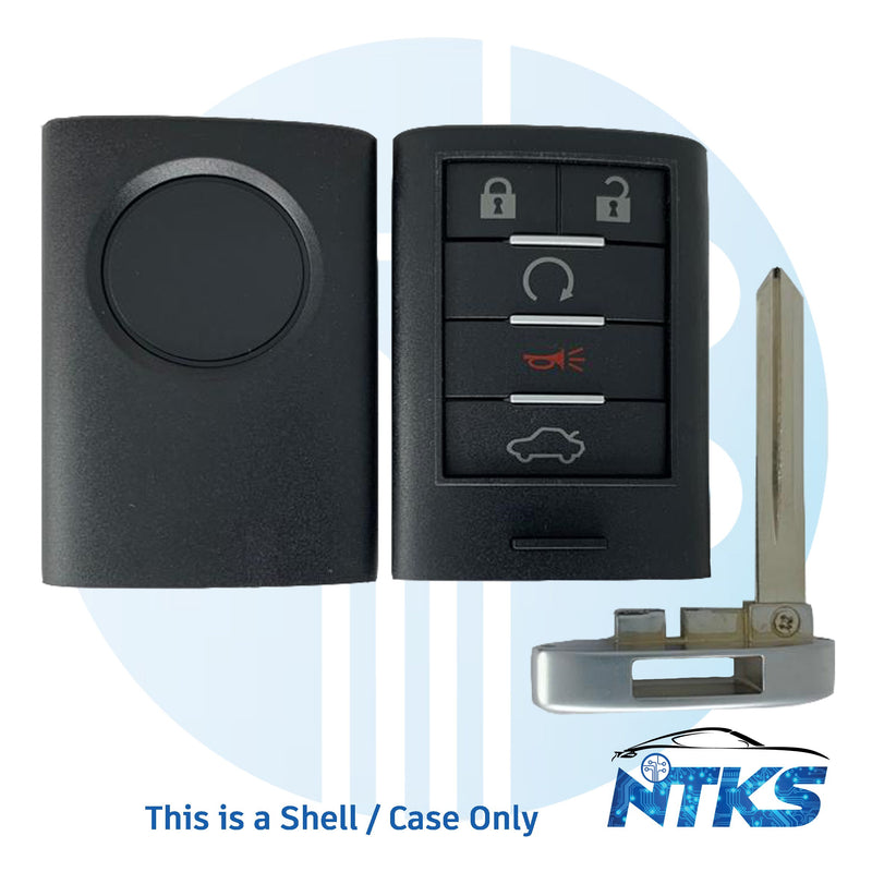2008-2014 SHELL for Cadillac Smart Key STS CTS / 5-Buttons