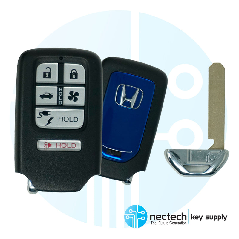 2018 Honda Clarity Smart Key 6B Fan / Plug-In / Trunk FCC: KR5V2X / PN: 72147-TRW-A01