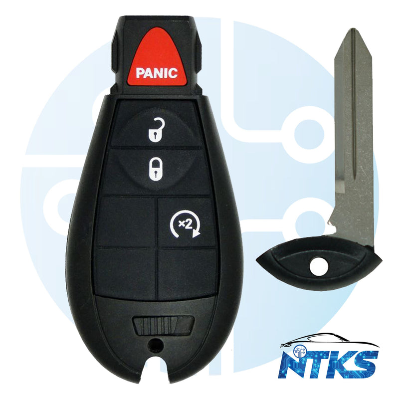 2014 - 2020 Fobik Key for Jeep Cherokee FCC: GQ4-53T with Remote Start