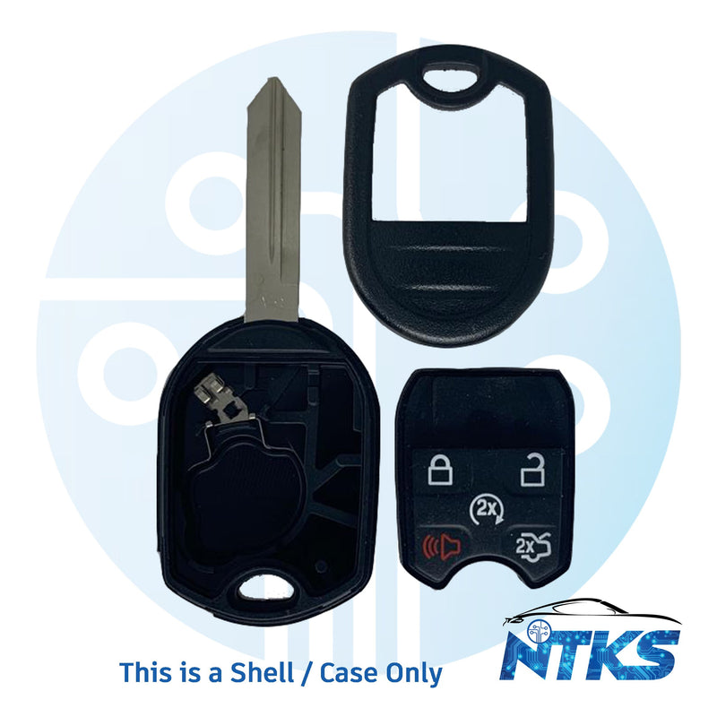 2011 - 2017 SHELL for Ford Lincoln Remote Key H75 / 5-Buttons