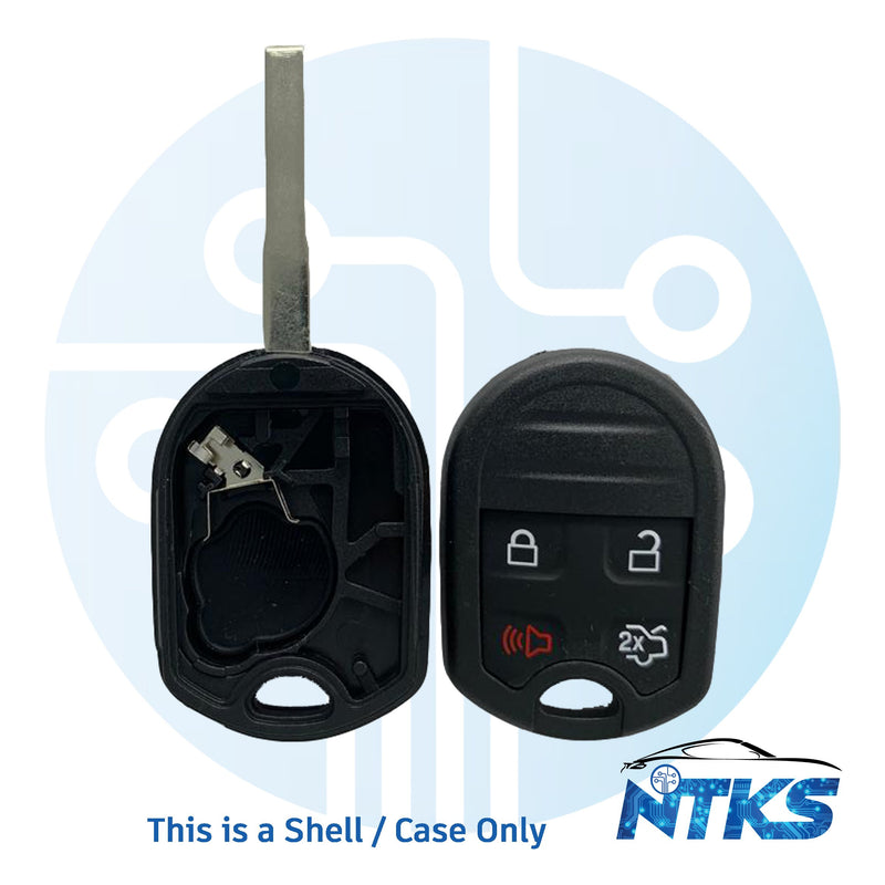 2012 - 2019 SHELL for Ford Fiesta Remote Key 4B HU101 High Security