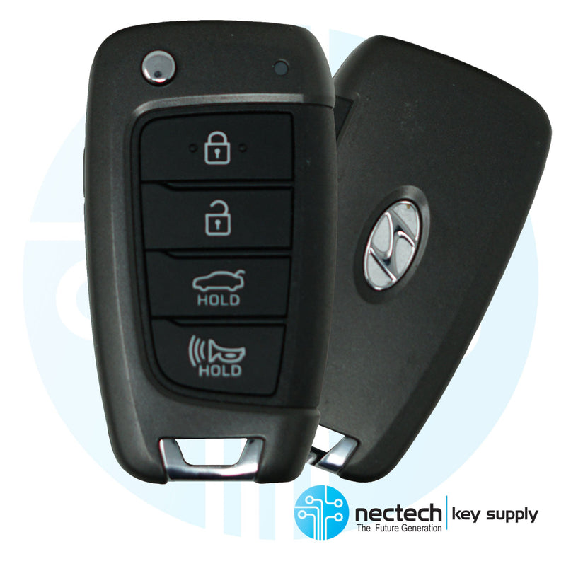 2021 Hyundai Elantra Remote Flip Key FCC ID: NYOMBEC4TX2004 / PN: 95430-AA000