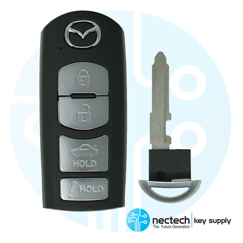 2009 - 2015 Mazda MX-5 Miata Smart Proximity Key FCC: WAZX1T768SKE11A04 / PN: NHY8-67-5RYA