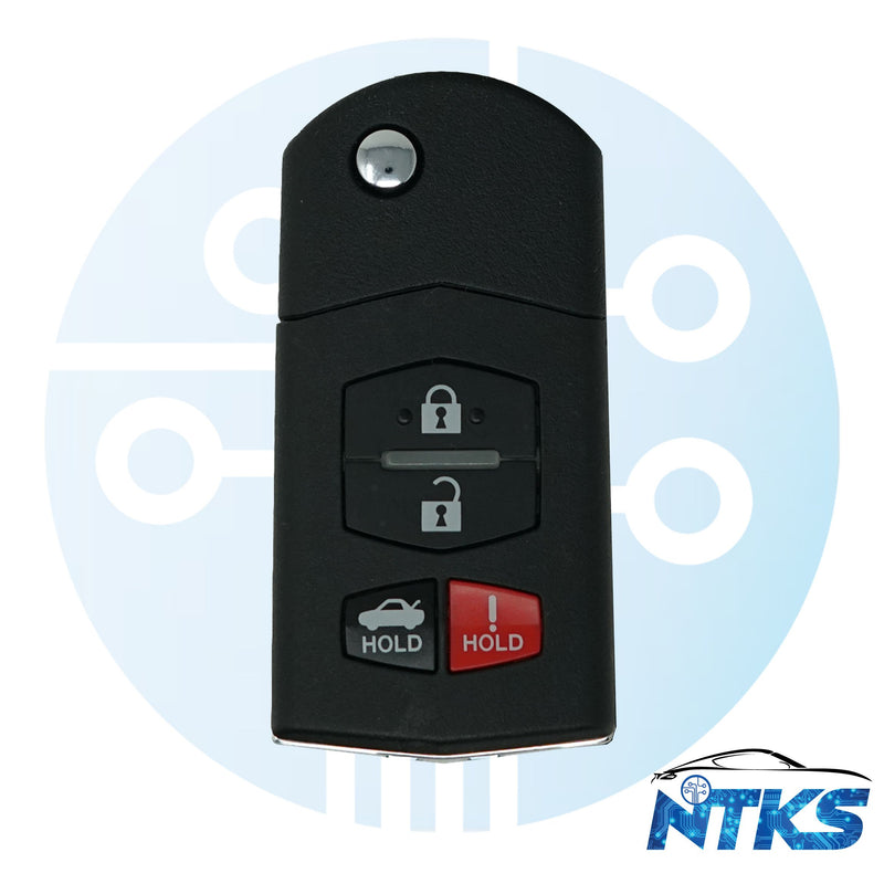 2006 - 2015 Remote Flip Key for Mazda 3 6 MX-5 Miata FCC: BGBX1T478SKE125-01