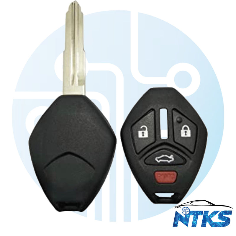 2007-2015 SHELL for Mitsubishi Remote Head Key MIT3 / 4-Buttons