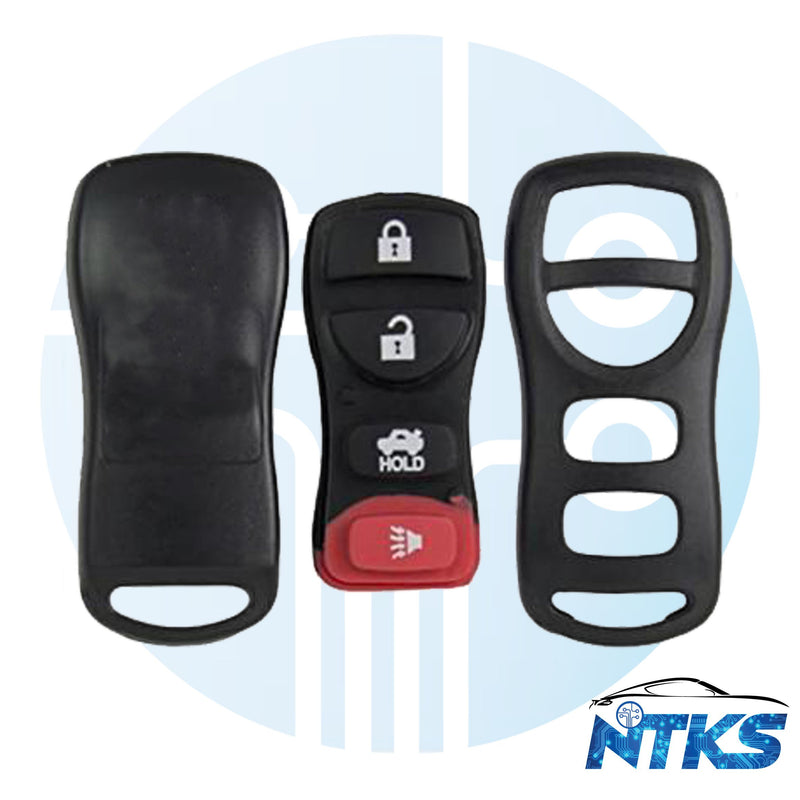 2002 - 2012 SHELL for Nissan Infiniti Remote 4-Buttons