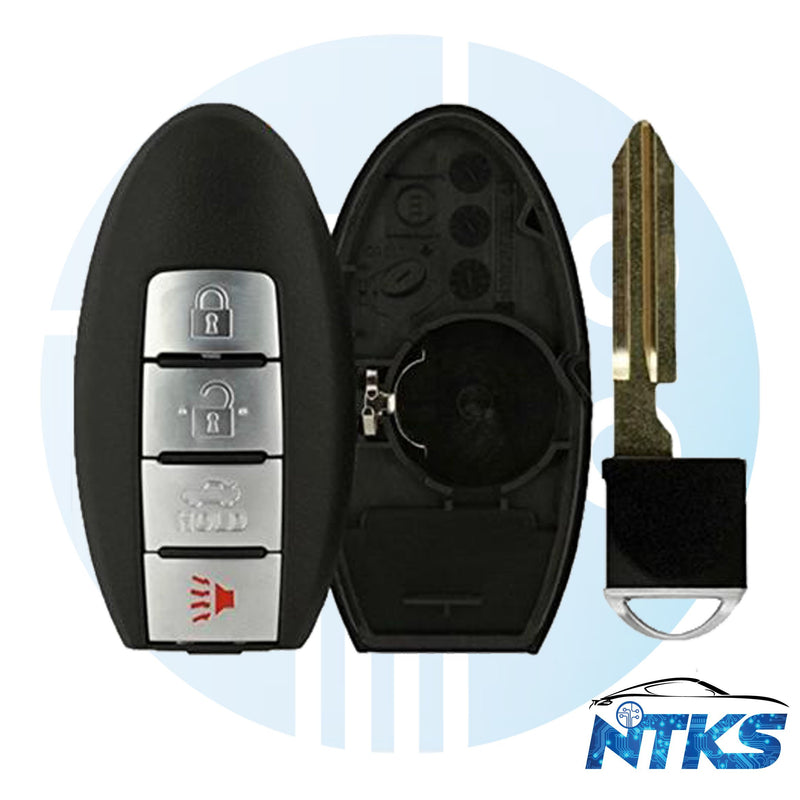 2009 - 2013 SHELL for Nissan Smart Proximity Key for KR55WK48903 / KR55WK49622  - 4-Buttons