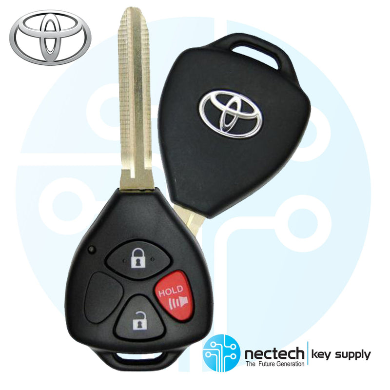 2012 - 2015 Toyota 4 Runner RAV4 Yaris Highlander Llave principal remota FCC: HYQ12BBY/Chip Letra G