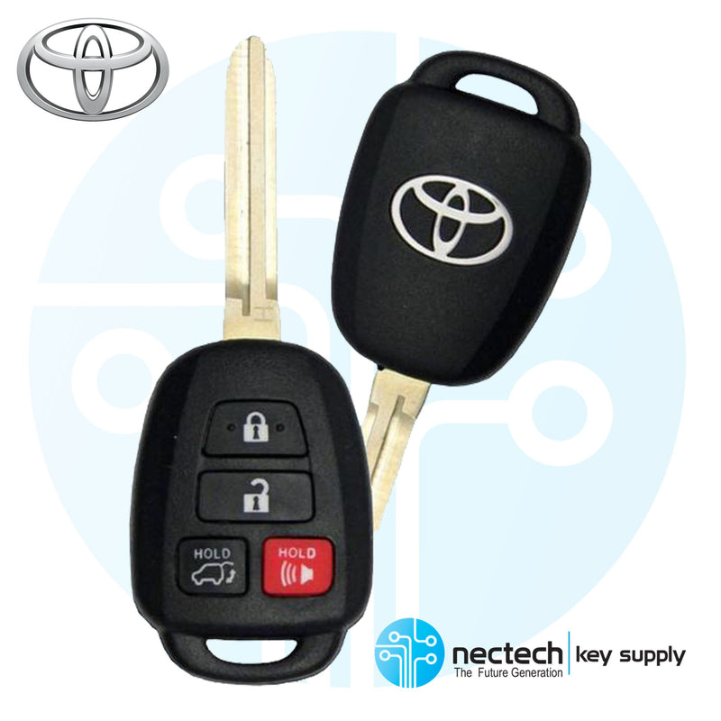 2013 - 2019 NEW Toyota RAV4 Highlander Sequoia Remote Head Key FCC: GQ4-52T / Chip Letter H