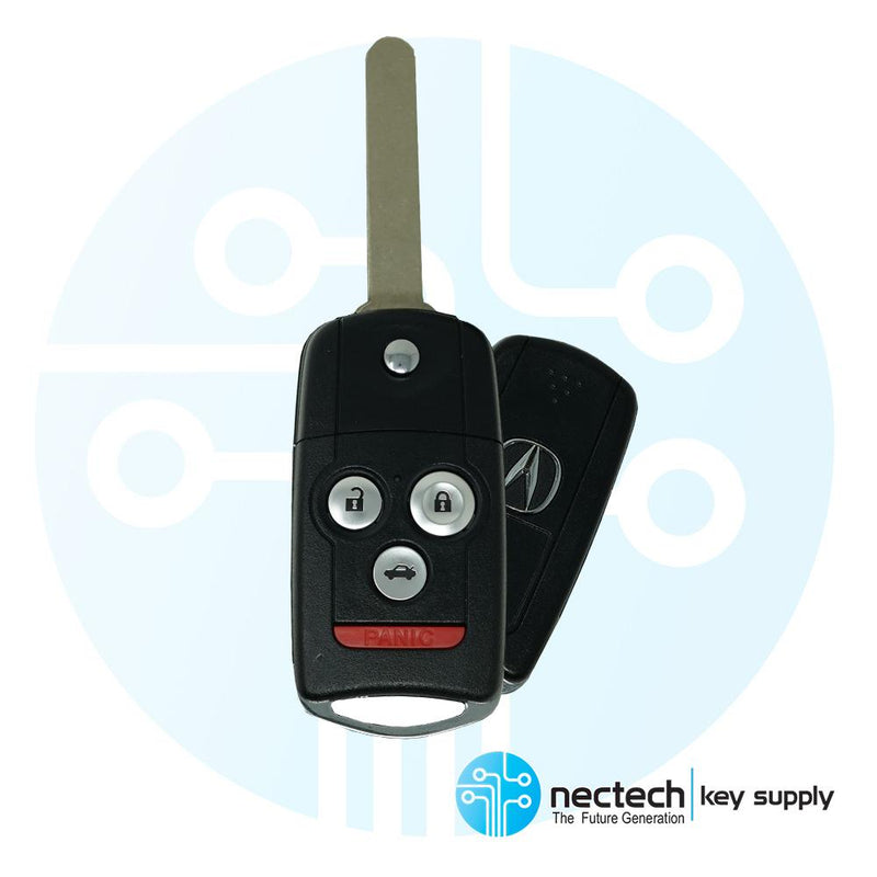 2009 - 2014 Acura TL TSX Remote Flip Key FCC: MLBHLIK-1T (Driver 1) / PN: 35113-TK4-A00