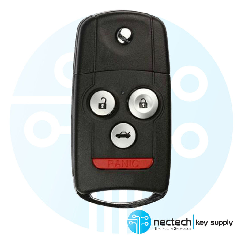 2007 - 2008 Acura TL Remote Flip Key 4 Buttons FCC: OUCG8D-439H-A / PN: 35111-SEP-306