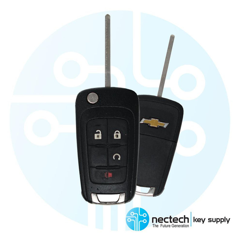 2010 - 2019 Chevrolet Equinox Impala Sonic Remore Flip Key with Remote Start FCC: OHT01060512 PN: 20873620