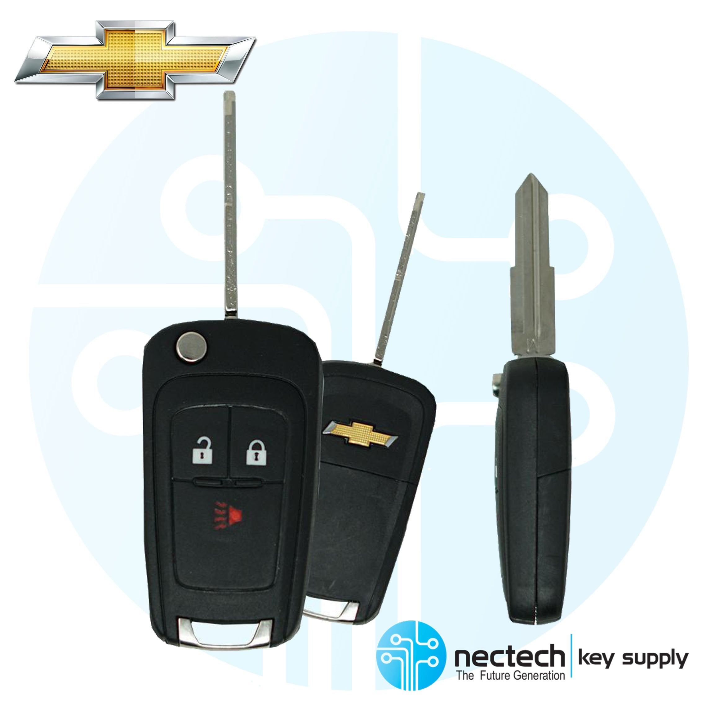 2013 - 2015 new Chevrolet Spark Remote Flip Key FCC: A2GM3AFUS03 PN:95