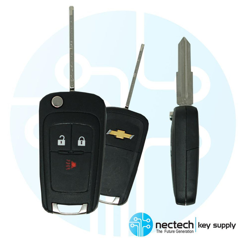 2013 - 2015 Chevrolet Spark Remote Flip Key FCC: A2GM3AFUS03 PN:95233524