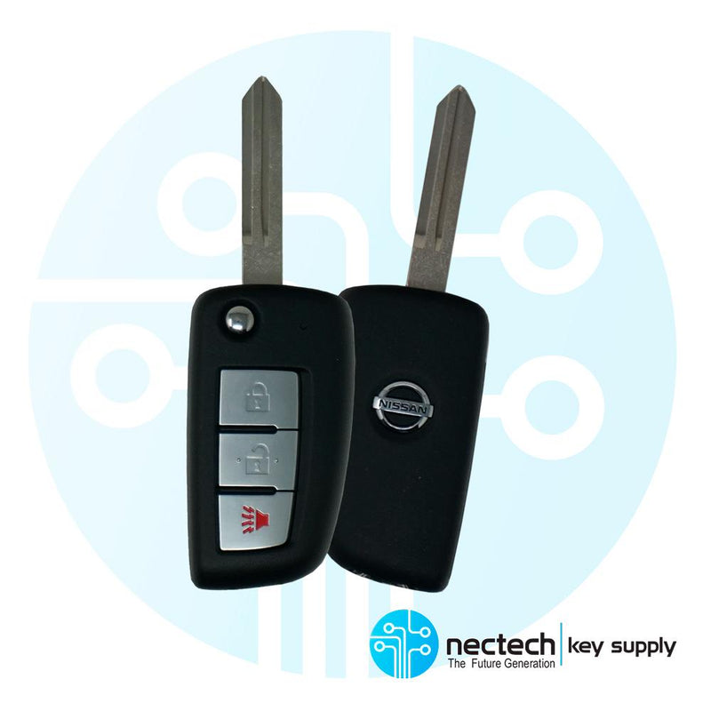 2014 - 2020 Nissan Rogue Remote Flip Key (New Style) FCC: CWTWB1G767 PN: H0561-4BA1B