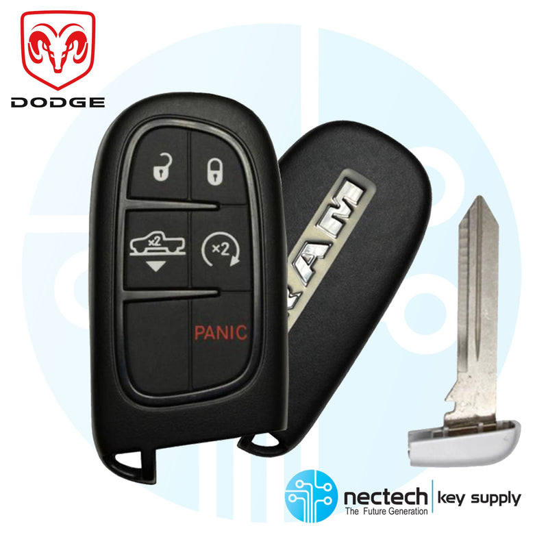 2013 - 2018 NUEVA llave inteligente Dodge RAM FCC: GQ4-54T / PN: 68159657AA