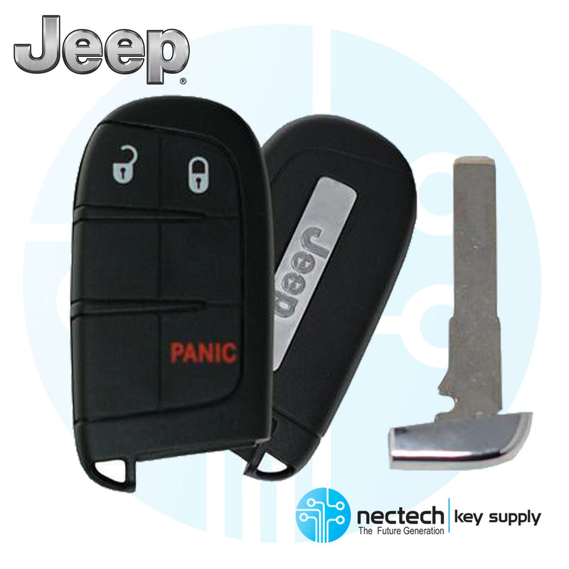 2017-2021 NUEVA llave inteligente de proximidad Jeep Compass (GEN4) Tombstone FCC: M3N40821302 PN:68250335AB