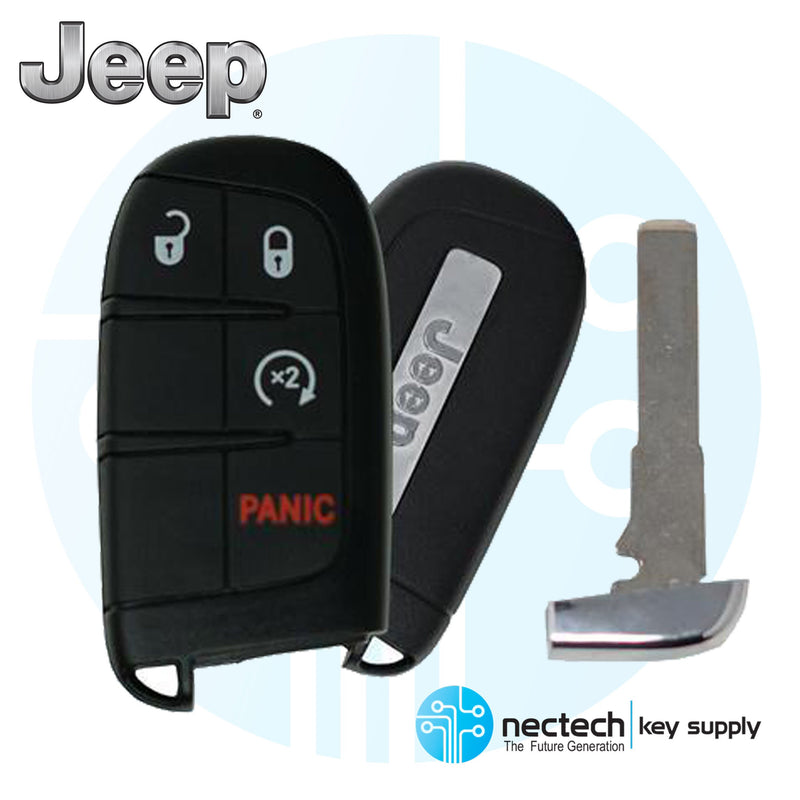 2015 - 2021 NUEVA llave inteligente de proximidad Jeep Renegade (GEN4) Tombstone FCC: M3N40821302