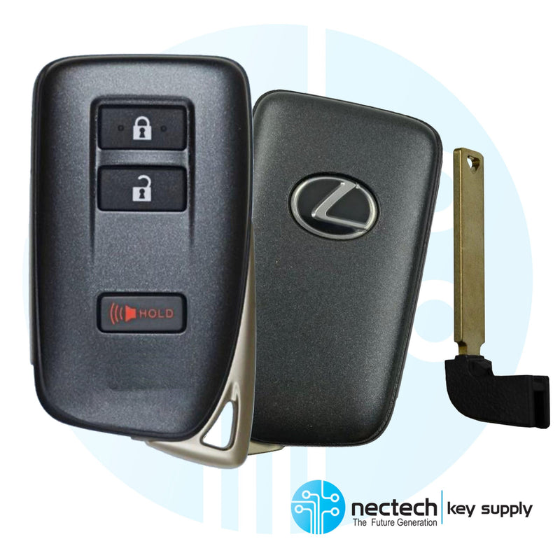 2015 - 2019 Lexus NX200t NX300h Llave de proximidad inteligente FCC: HYQ14FBA (placa AG) 2110