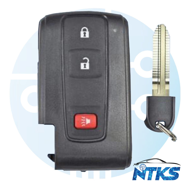 2004 - 2009 Smart Proximity Key for Toyota Prius FCC: M0ZB31EG 3 Buttons (Silver Logo)