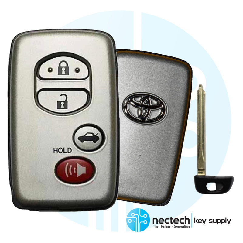 2007 - 2011 Toyota Camry Toyota Avalon 4 Button Proximity Smart Key FCC: HYQ14AAB / E BOARD 3370