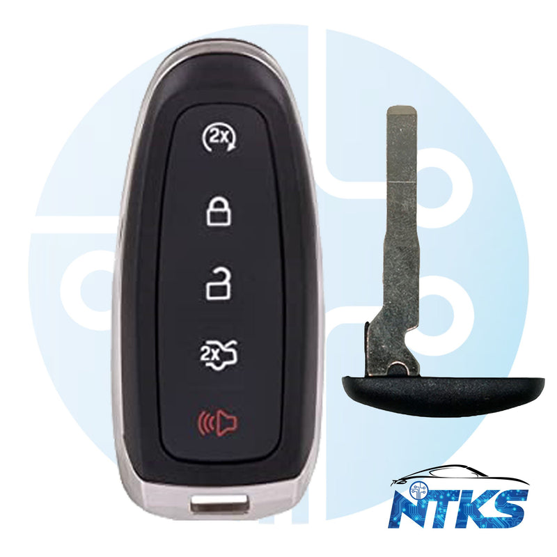 2011 - 2019 Smart Proximity Key for Ford Escape Focus C-Max 164-R7995 FCC: M3N5WY8609 GEN 2 PEPS (EURO) High Security Blade