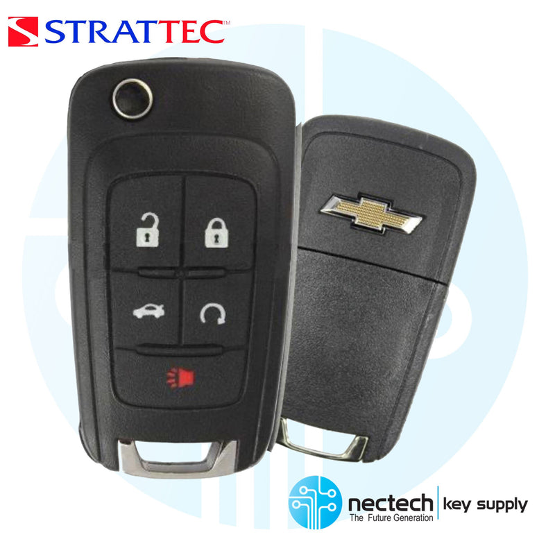 2010 - 2019 Chevrolet GM Flip Key PEPS Smart Key 5 botones FCC:OHT01060512 PN: 13584829