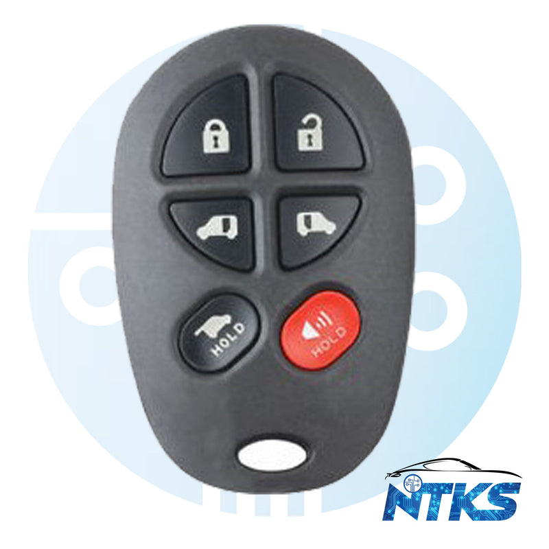 2004 - 2018 Remote Control Key Fob for Toyota Sienna 6B FCC: GQ43VT20T