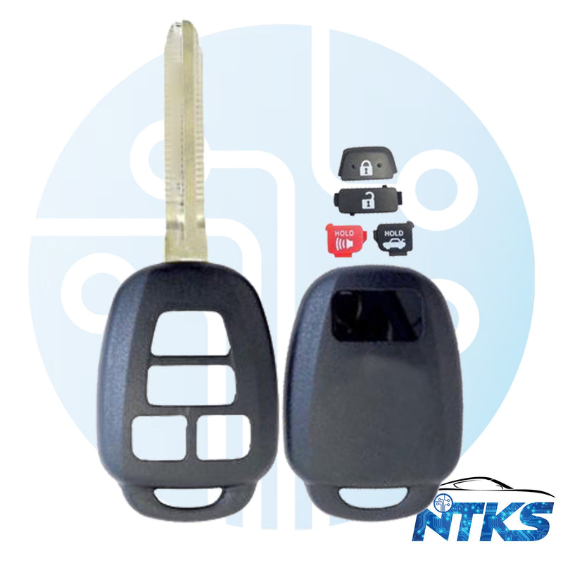 2012 - 2019 SHELL para Toyota Scion Remote Key Nuevo estilo 4 botones