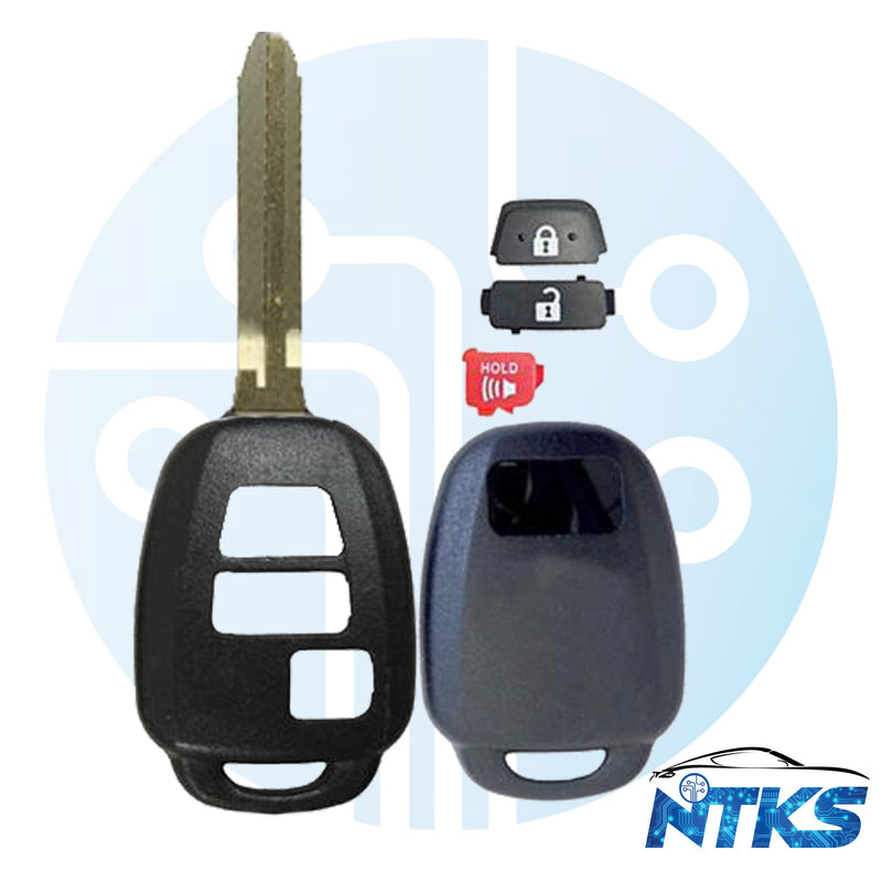 2012 -2019 SHELL for Toyota Scion Remote Head Key New Style 3-Buttons